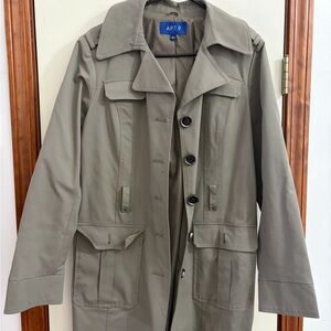 Apt. 9 Sage Green Button-Up Coat